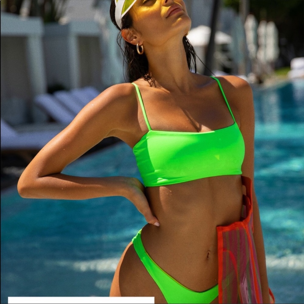 L space gloss it up cabana bikini bottom